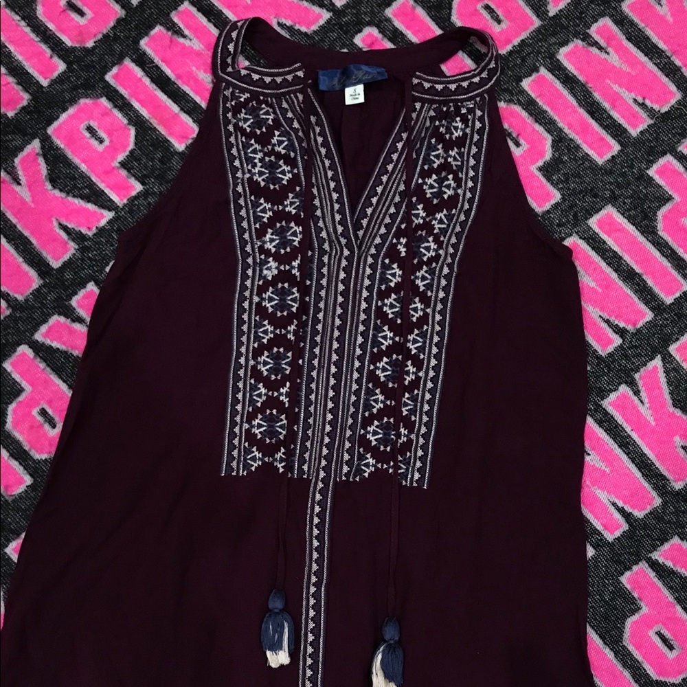 Maroon dress